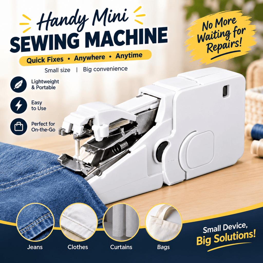Portable Stitch Machine Quick & Easy Sewing Anywhere