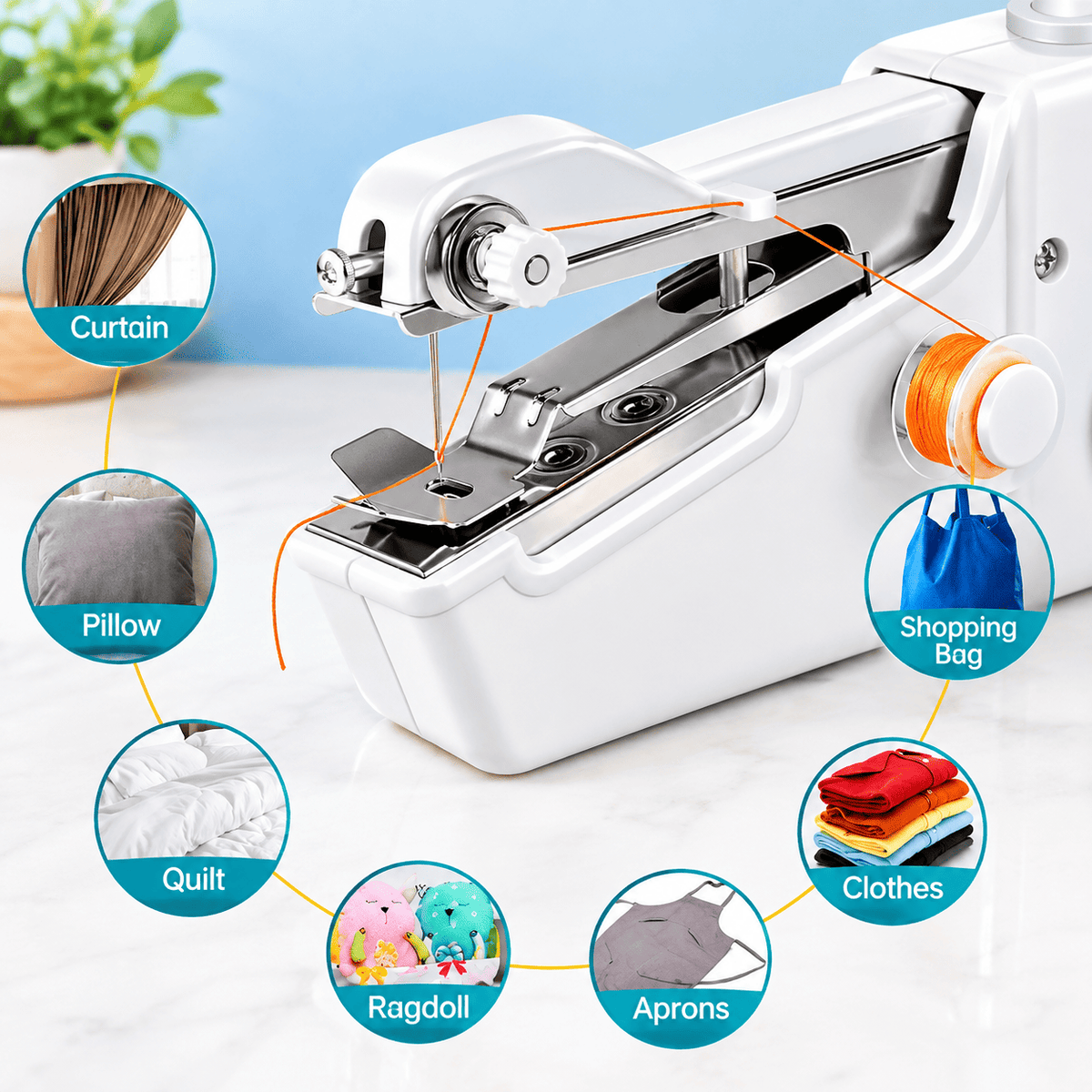 Portable Stitch Machine Quick & Easy Sewing Anywhere