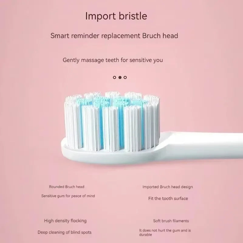 Electric ultrasonic toothbrush with six speed modes, USB rechargeable