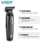 VGR V-972 rechargeable electric hair and beard trimmer for men