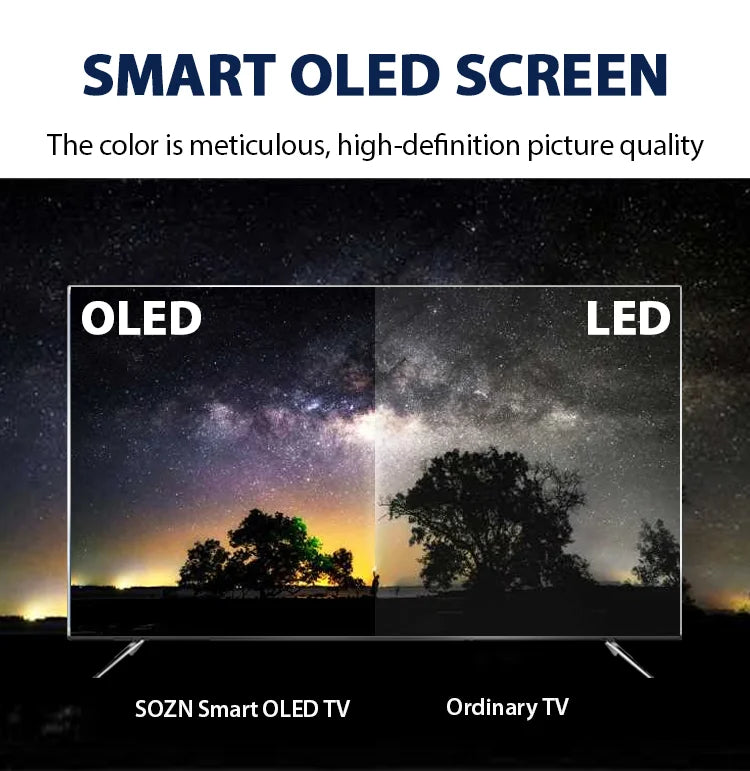 65 inch 4K UHD OLED smart Android TV with WiFi