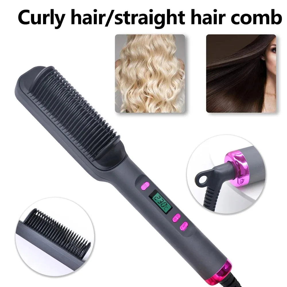 Electric Hair Straightener Comb