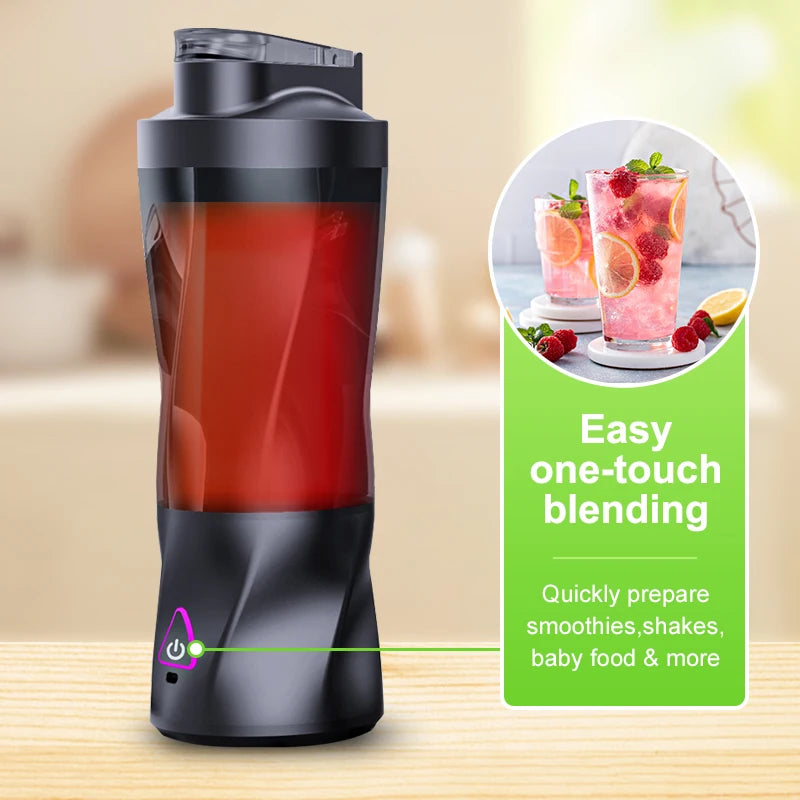 KIRAINAFLY portable USB rechargeable juicer blender, 700ml
