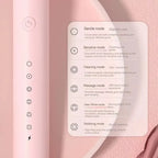 Electric ultrasonic toothbrush with six speed modes, USB rechargeable