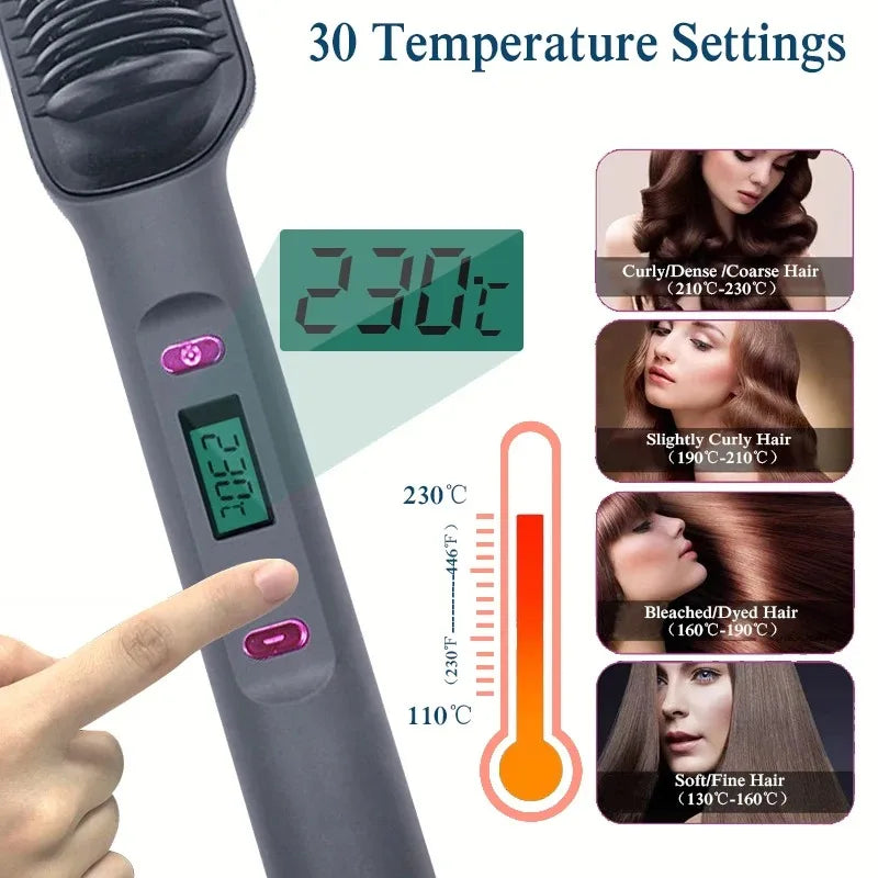 Electric Hair Straightener Comb