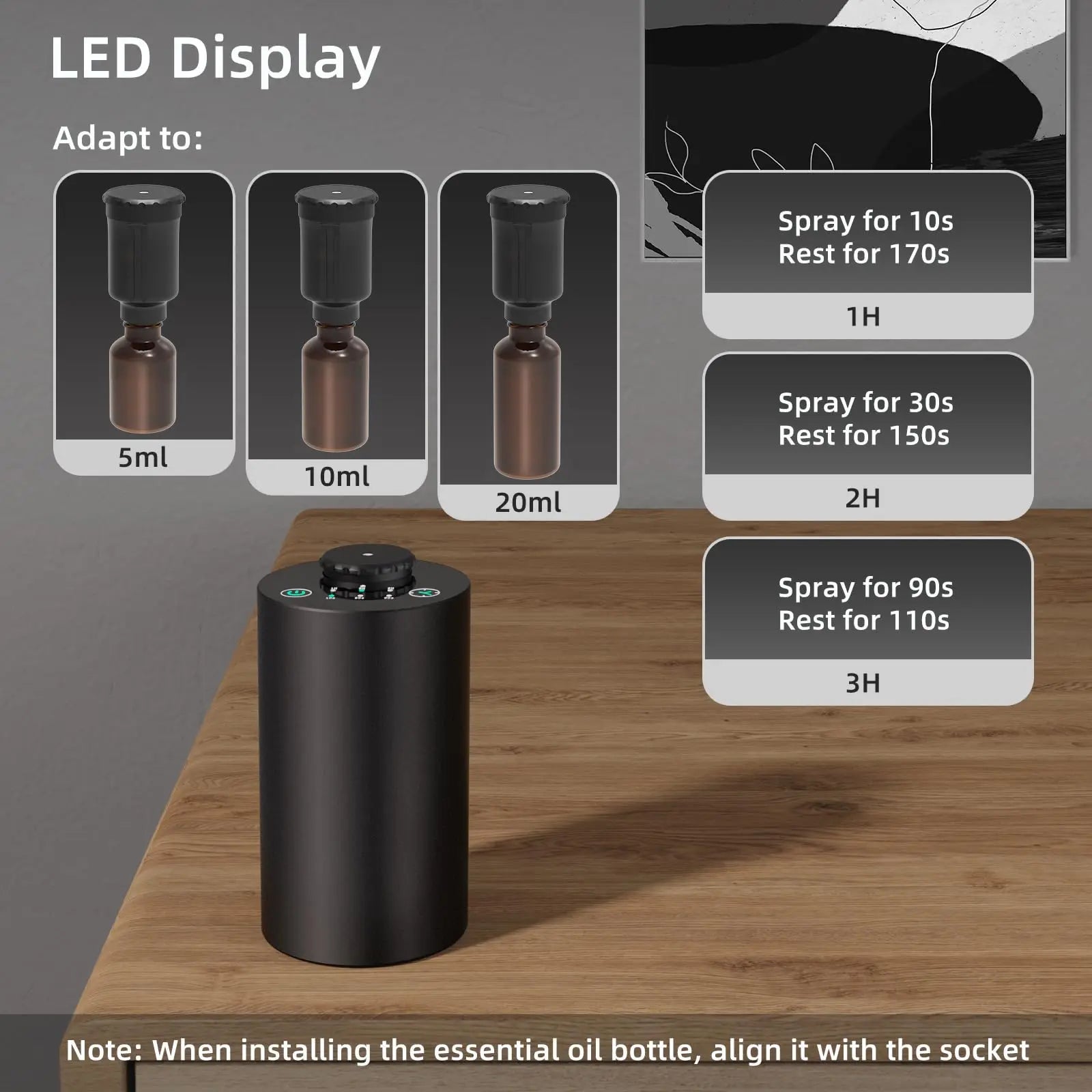 Waterless Essential Oil Diffuser