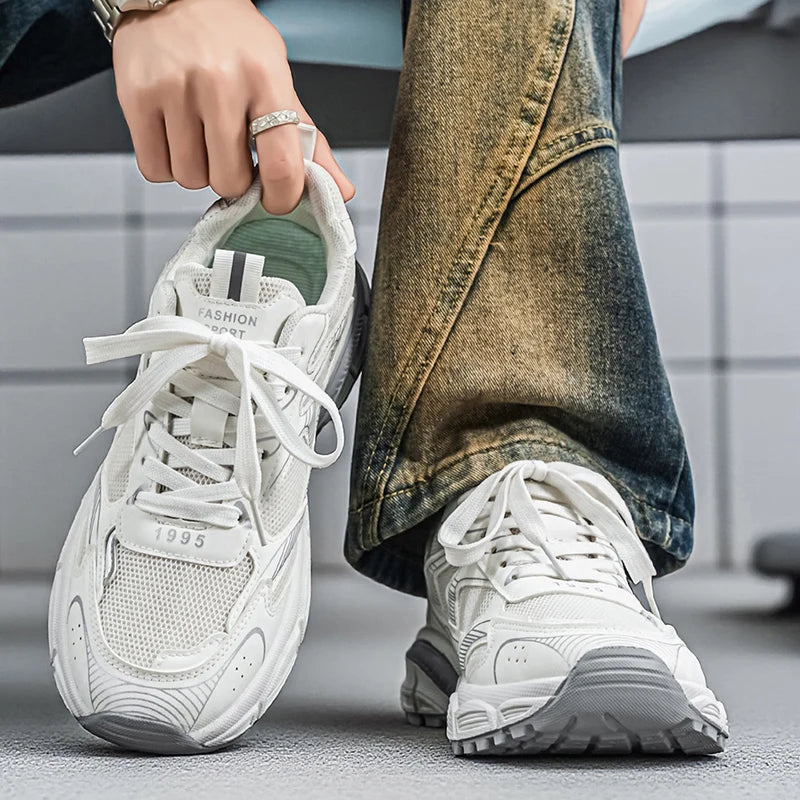 Men's Breathable Mesh Running Sneakers