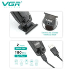 VGR V-972 rechargeable electric hair and beard trimmer for men