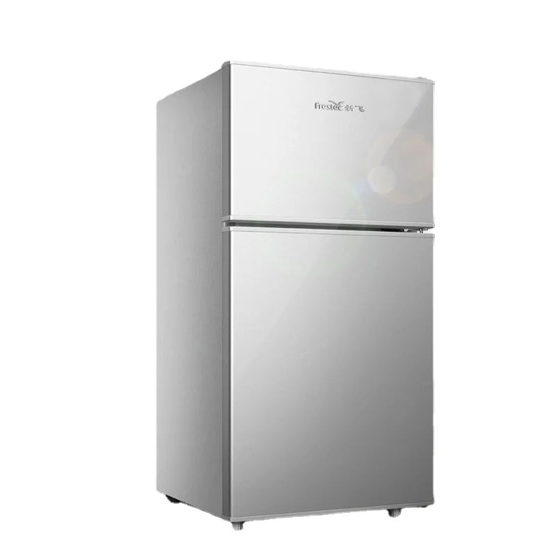 SAINTCIAGA two door small home refrigerator freezer