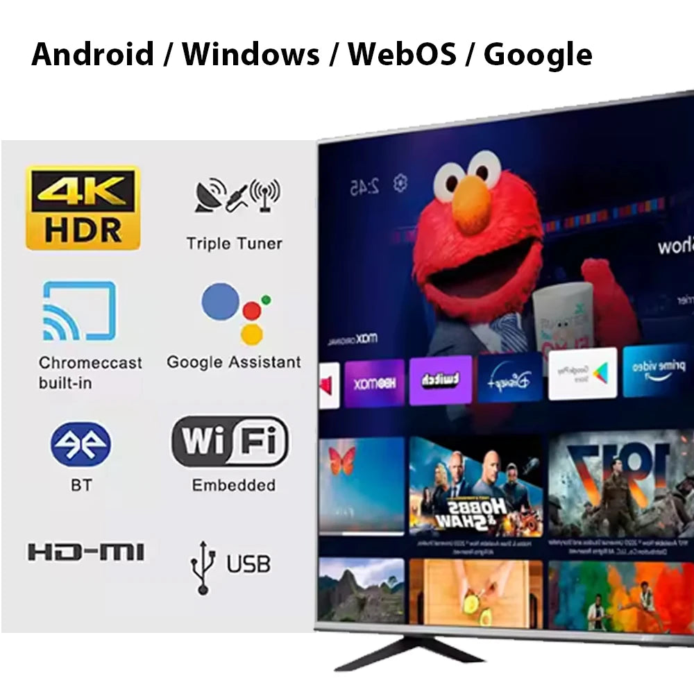 65 inch 4K UHD OLED smart Android TV with WiFi