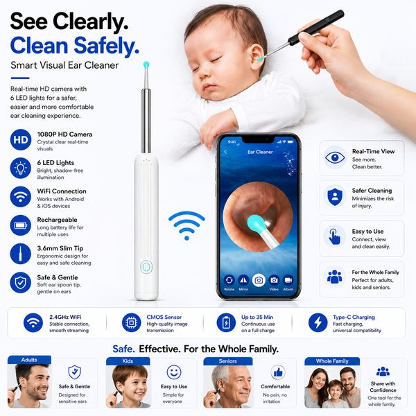 Wireless HD Ear Wax Removal Kit