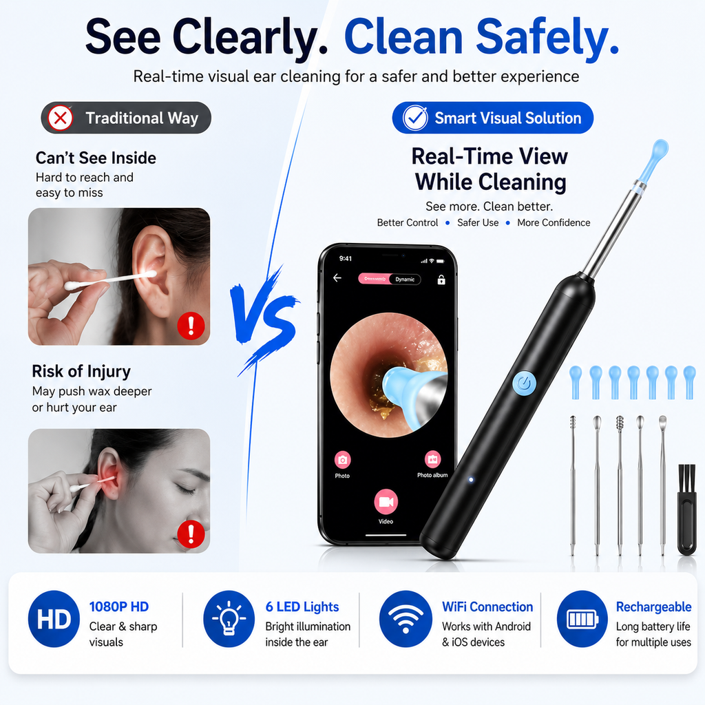 Wireless HD Ear Wax Removal Kit